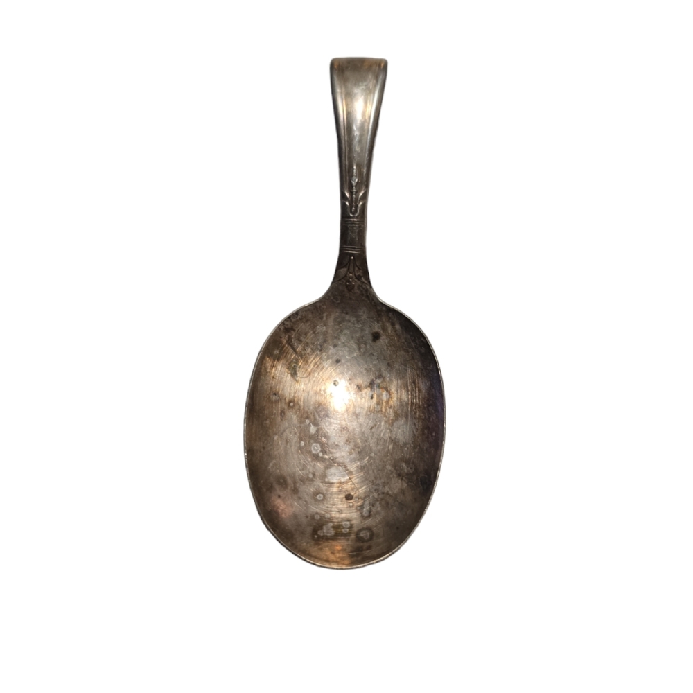 Vintage Silver Plated Curved Baby Spoon Rogers Bros.